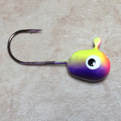 Yellow/Purple EO Floating Jigs 4pk- EO Terminal Tackle- - Erie Outfitters- Floating  Jigs